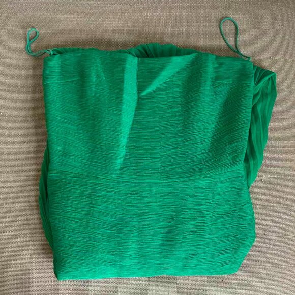 BEST Alexis Sunniva Maxi Dress Gown XS/S/M Green Pleated Party Cocktail Wedding - Picture 2 of 9